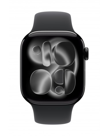 Apple Cinturino Sport nero (42 mm) - S M