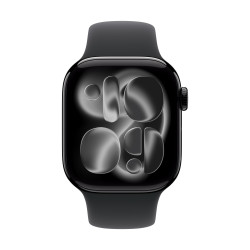 Apple Cinturino Sport nero (42 mm) - S M