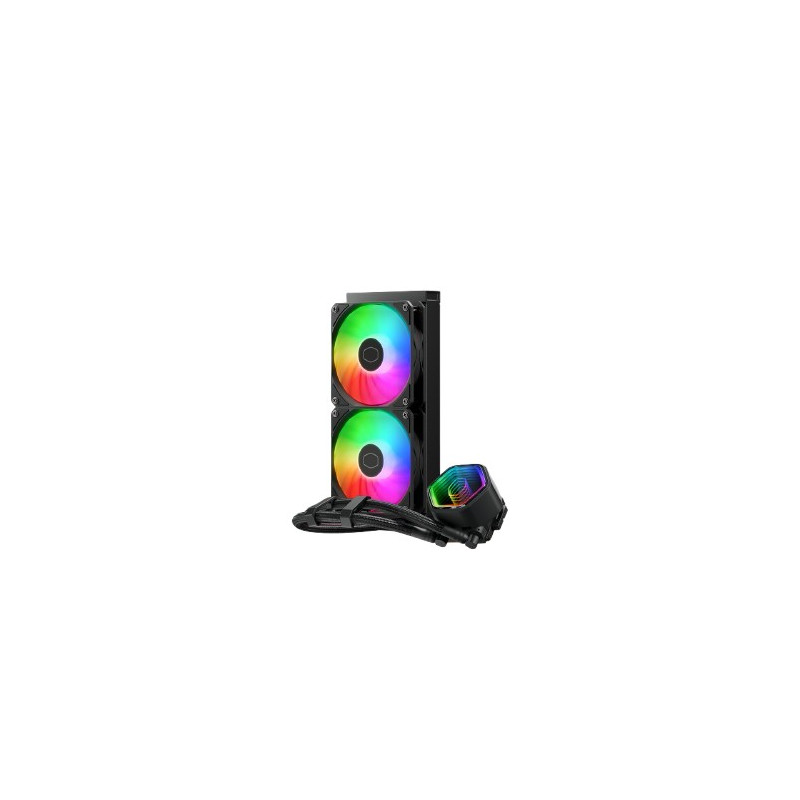 Cooler Master MasterLiquid 240 Core II Processore Kit di raffreddamento a liquido 12 cm Nero