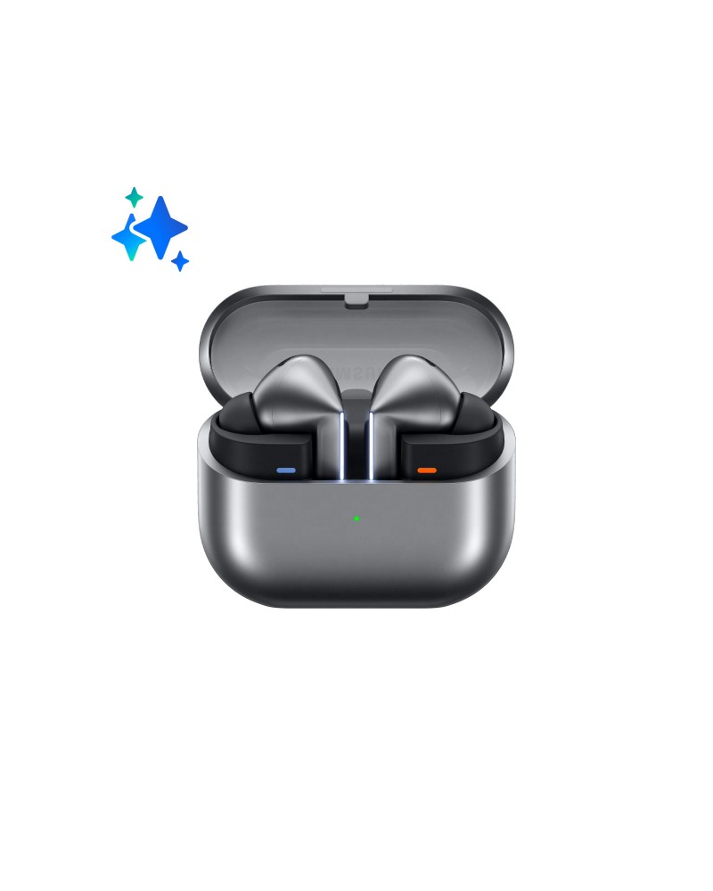 Samsung Galaxy Buds3 Pro Auricolari AI in-ear True Wireless, Speaker a 2 vie, Audio Hi-Fi, Impermeabilità IP57, Silver
