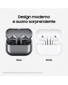 Samsung Galaxy Buds3 Auricolari AI open-type True Wireless, Audio Hi-Fi, Impermeabilità IP57, Silver