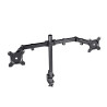 Trust GXT 1120 Mara Dual Monitor Arm 81,3 cm (32") Scrivania Nero