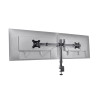 Trust GXT 1120 Mara Dual Monitor Arm 81,3 cm (32") Scrivania Nero