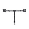 Trust GXT 1120 Mara Dual Monitor Arm 81,3 cm (32") Scrivania Nero