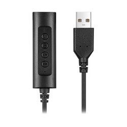 Hamlet HHEADA-UA adattatore per inversione del genere dei cavi USB-A 3.5mm Nero