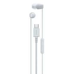 Sony IER-EX15C Auricolare Cablato In-ear Musica e Chiamate USB tipo-C Bianco