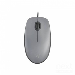 Logitech M110 è un bmouse USB cablato/b con design bambidestro/b e bpulsanti silenziosi/b. Offre precisione e comfort per PC/Mac