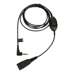 Jabra quick disconnect (QD) to 3.5mm jack cord for Alcatel (8735-019)