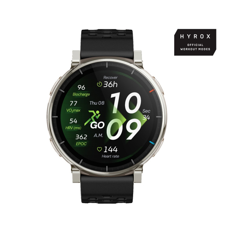 SMARTW AMAZFIT"Active3Prem"1.3" 45mm BLK (AMZ/ACTIVE3PREM/SILV)