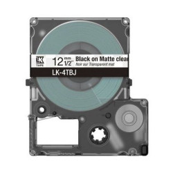 Epson C53S672065 etichetta per stampante Nero, Trasparente