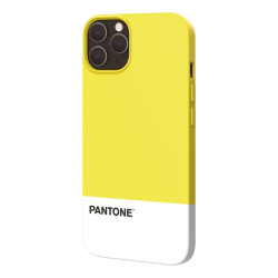 Pantone PT-PC1008Y custodia per cellulare 15,5 cm (6.1") Cover Bianco, Giallo