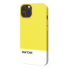 Pantone PT-PC1008Y custodia per cellulare 15,5 cm (6.1") Cover Bianco, Giallo