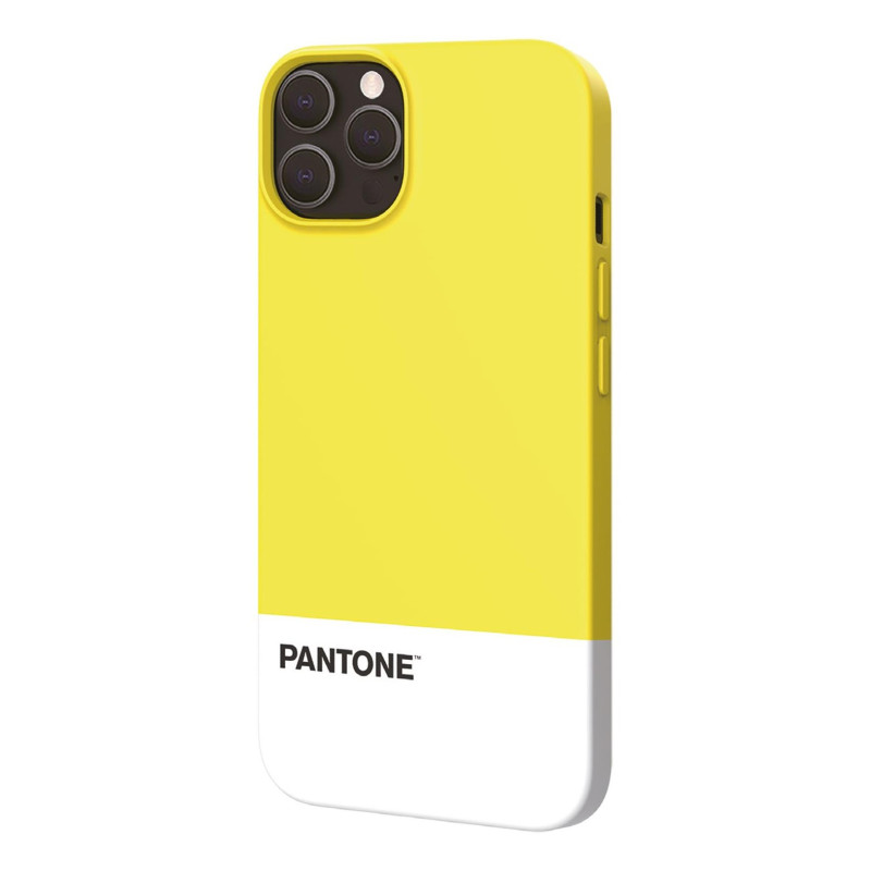Pantone PT-PC1009Y custodia per cellulare 17 cm (6.7") Cover Bianco, Giallo