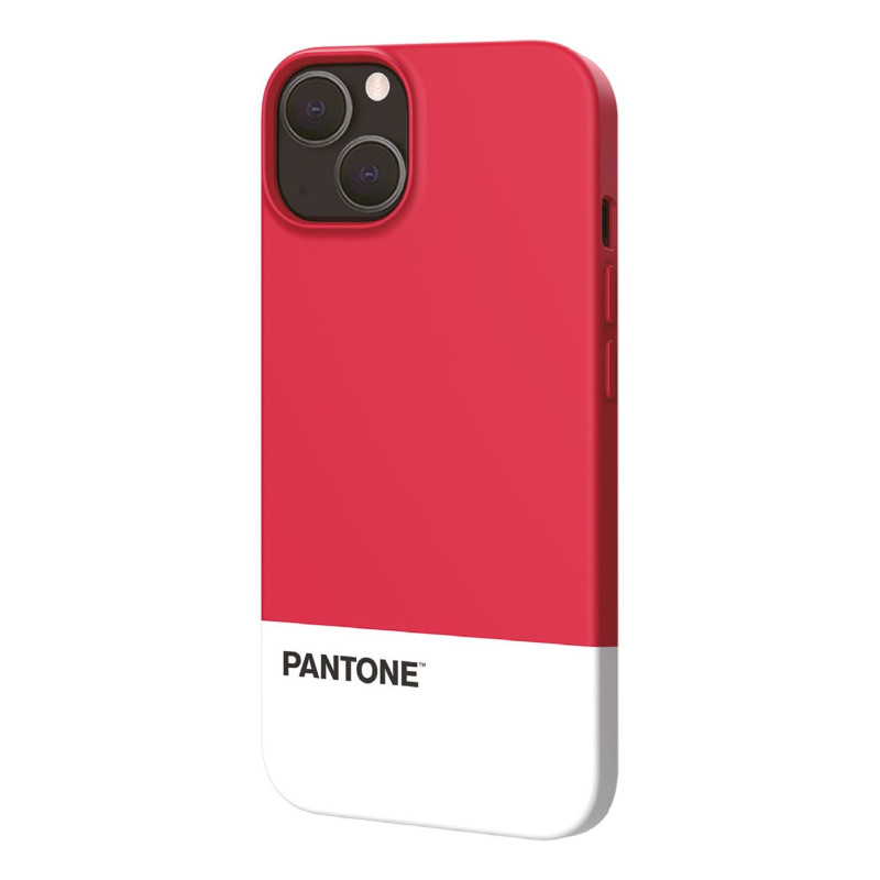 Pantone PT-PC1007R1 custodia per cellulare 15,5 cm (6.1") Cover Rosso, Bianco
