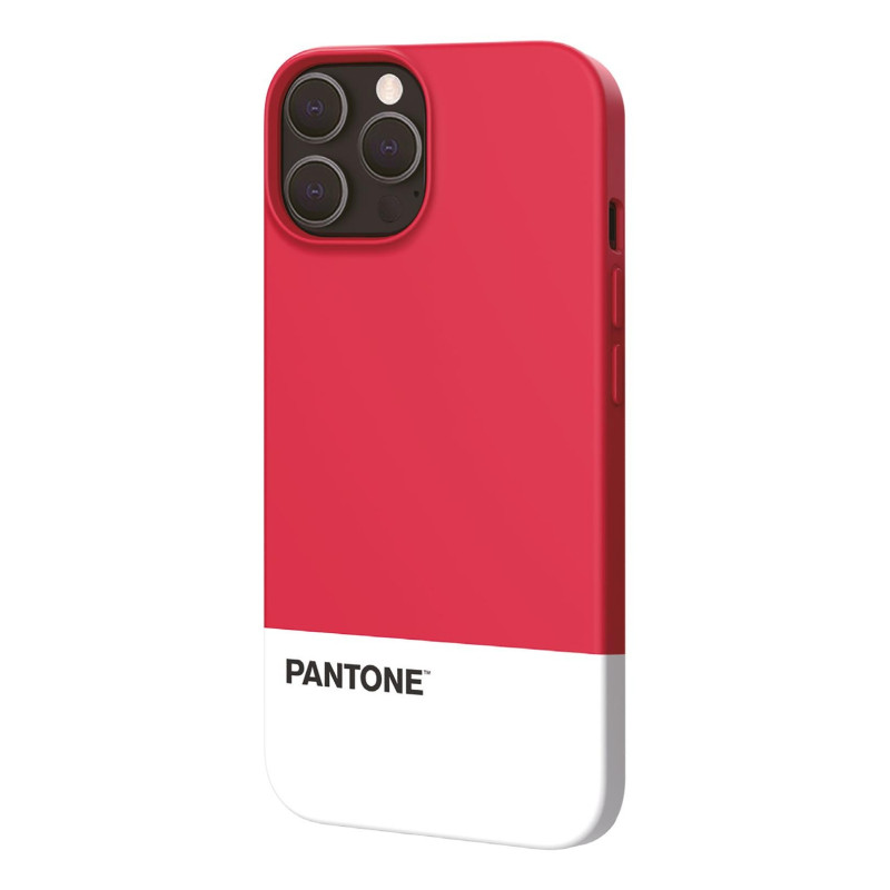 Pantone PT-PC1009R1 custodia per cellulare 17 cm (6.7") Cover Rosso, Bianco