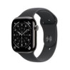 APPLE WATCH SERIES 11 GPS + CELLULAR 46MM SLATE TITANIUM CASE WITH BLACK SPORT BAND S/M MFD14W