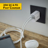 Intenso POWER ADAPTER USB-A USB-C 7803012 Universale Bianco AC Ricarica rapida Interno