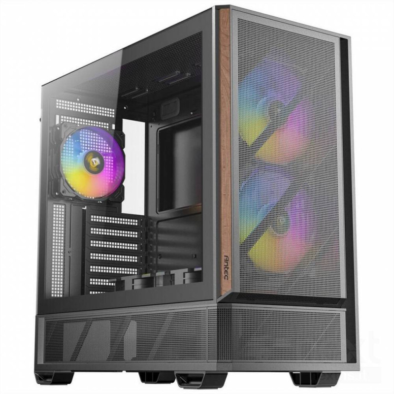 Antec P30 ARGB è un case bmidi-tower/b con design ad alto flusso d'aria e pannello in bvetro temperato/b. Supporta schede madri