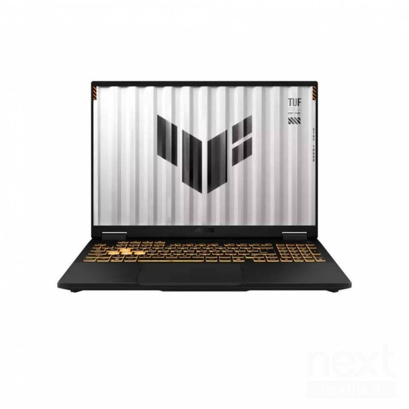 ASUS TUF Gaming F16 offre prestazioni elevate con processore Intel Core i7, 16GB RAM DDR5 e scheda grafica NVIDIA RTX 5050. Sche