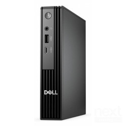 Mini PC DELL Pro Micro QCM1250 con Intel Core Ultra 7, 16 GB di RAM e 512 GB SSD, ideale per spazi di lavoro ridotti.