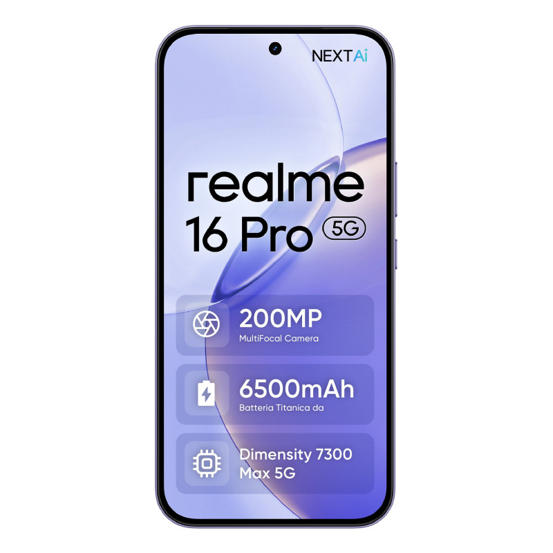 realme 16 Pro 17,3 cm (6.8") Doppia SIM 5G 8 GB 256 GB 6500 mAh Viola