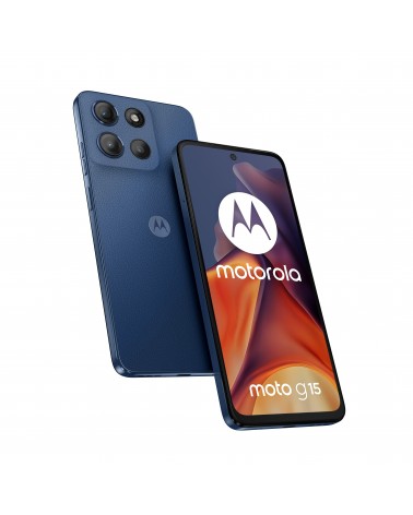 Motorola moto g15 17,1 cm (6.72") Doppia SIM Android 15 4G USB tipo-C 8 GB 256 GB 5200 mAh Blu marino