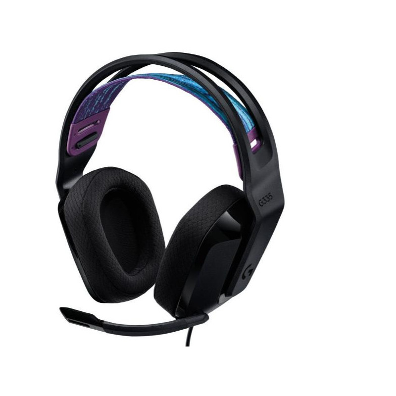 HEADSET GAMING G335 WIRED BLACK (981-000978)