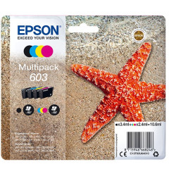 Epson 603 stella marina Multipack cartuccia d'inchiostro 4 colori (BK C M Y)