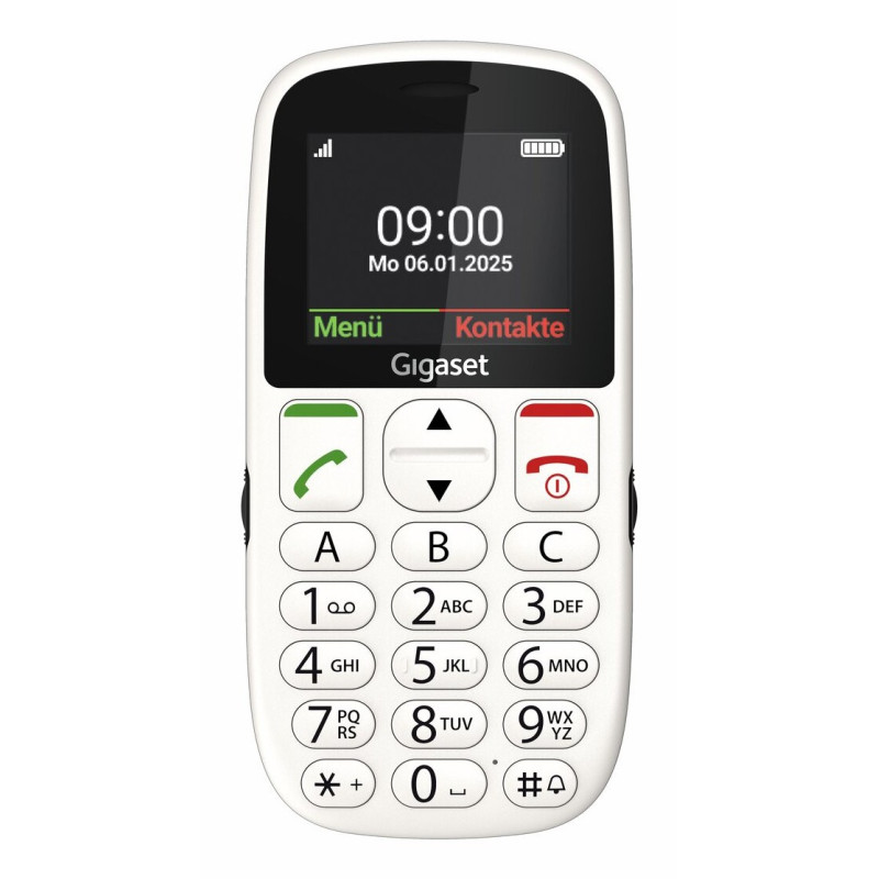 Gigaset GL395 5,59 cm (2.2") 90 g Bianco Telefono per anziani