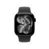 Apple Watch Series 11 GPS 42mm Cassa Alluminio Jet Black con Sport Band Nero - S M