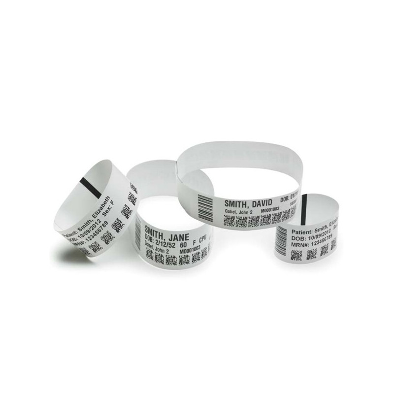 Zebra Z-Band Ultrasoft 25 x 279mm Nero, Bianco