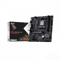 MSI PRO B840M-B è una bscheda madre Micro-ATX/b con bsocket AM5/b. Supporta processori AMD Ryzen serie 7000, 8000 e 9000, offre