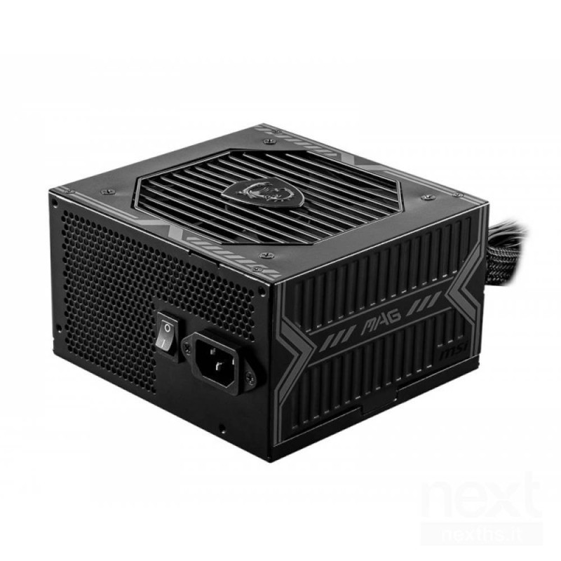MSI MAG A650BN  è un balimentatore/b da 650W con certificazione 80+ Bronze, ideale per garantire befficienza energetica/b e raff