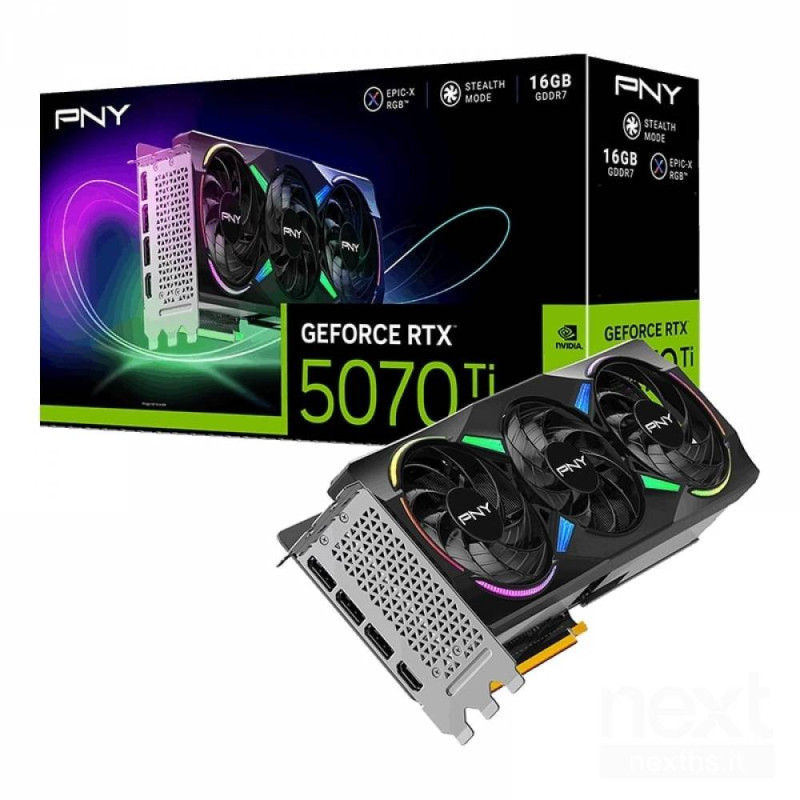 La PNY GeForce RTX 5070 Ti ARGB EPIC-X OC