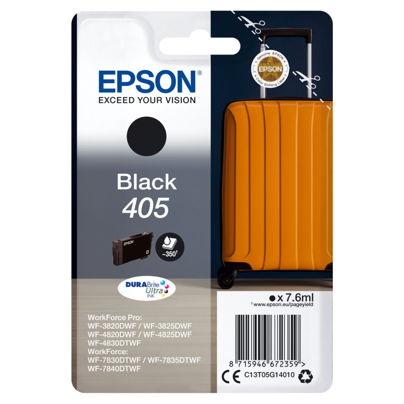 Epson 405 valigia cartuccia inchiostro originale nero 1pz