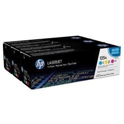 HP Confezione da 3 cartucce originali di toner ciano/magenta/giallo LaserJet HP 125A