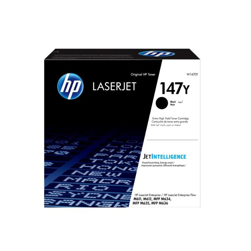 HP Cartuccia toner nero originale LaserJet HP 147Y ad altissima capacità