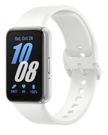 Samsung Galaxy Fit3 4,06 cm (1.6") AMOLED 40 mm Digitale 256 x 402 Pixel Touch screen Argento