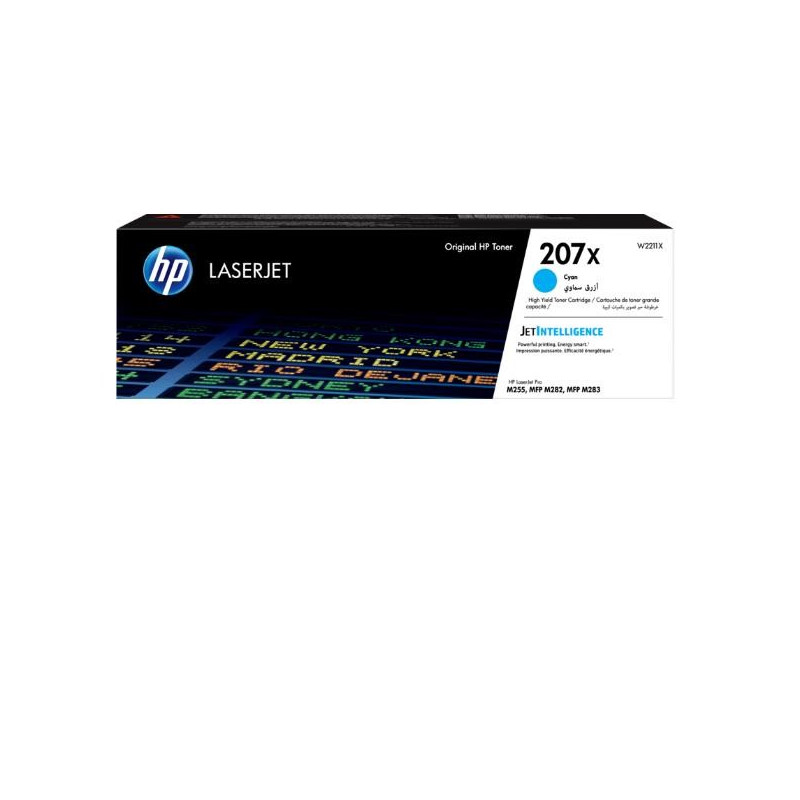 HP Cartuccia toner ciano originale LaserJet HP 207X ad alta capacità