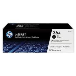 HP Confezione da 2 cartucce originali di Toner nero LaserJet HP 36A