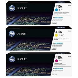 HP Confezione da 3 cartucce toner ciano/magenta/giallo originale ad alta capacità LaserJet HP 410X