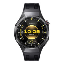 Huawei WATCH GT6 Pro, Cassa 46mm in titanio e cinturino nero. Compatibile con iOS e Android. Fino a 21 giorni di autonomia.