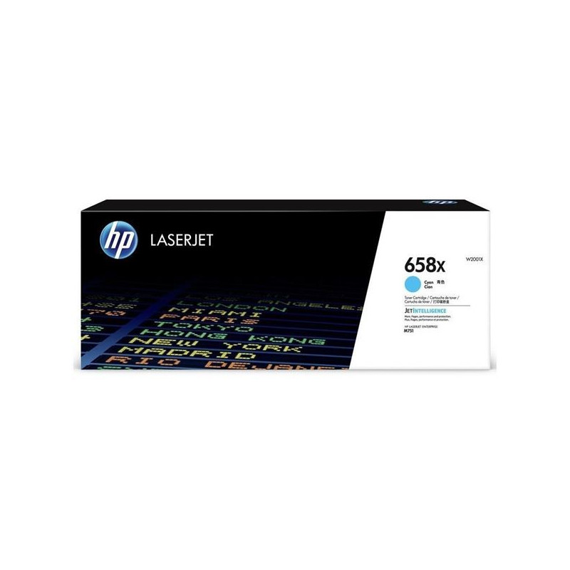 HP Cartuccia toner ciano originale LaserJet HP 658X ad alta capacità