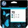HP Testina di stampa blu e verde DesignJet HP 70