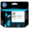 HP Testina di stampa nero opaco e giallo HP 72