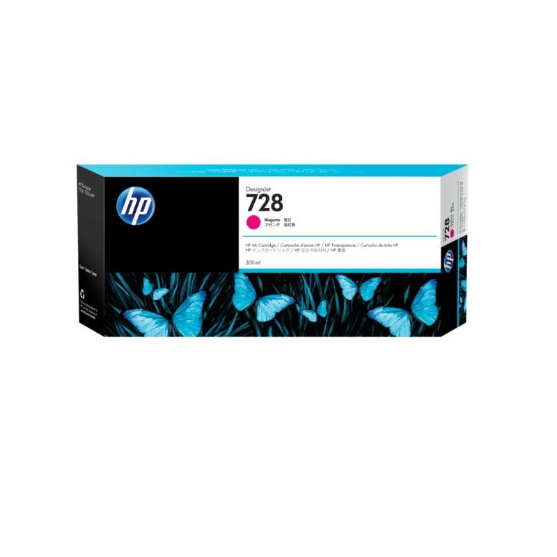 HP Cartuccia inchiostro magenta DesignJet HP 728, 300 ml