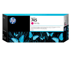HP Cartuccia Inchiostro Magenta DesignJet HP 745, 300 ml