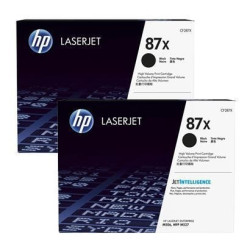 HP Confezione da 2 cartucce toner nero originale ad alta capacità LaserJet HP 87X