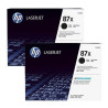 HP Confezione da 2 cartucce toner nero originale ad alta capacità LaserJet HP 87X
