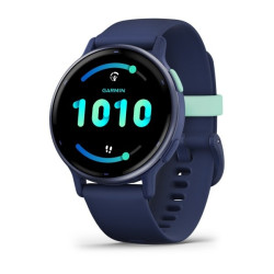 Garmin Vivoactive 5 3,05 cm (1.2") AMOLED 42 mm Digitale 390 x 390 Pixel Touch screen Blu Wi-Fi GPS (satellitare)